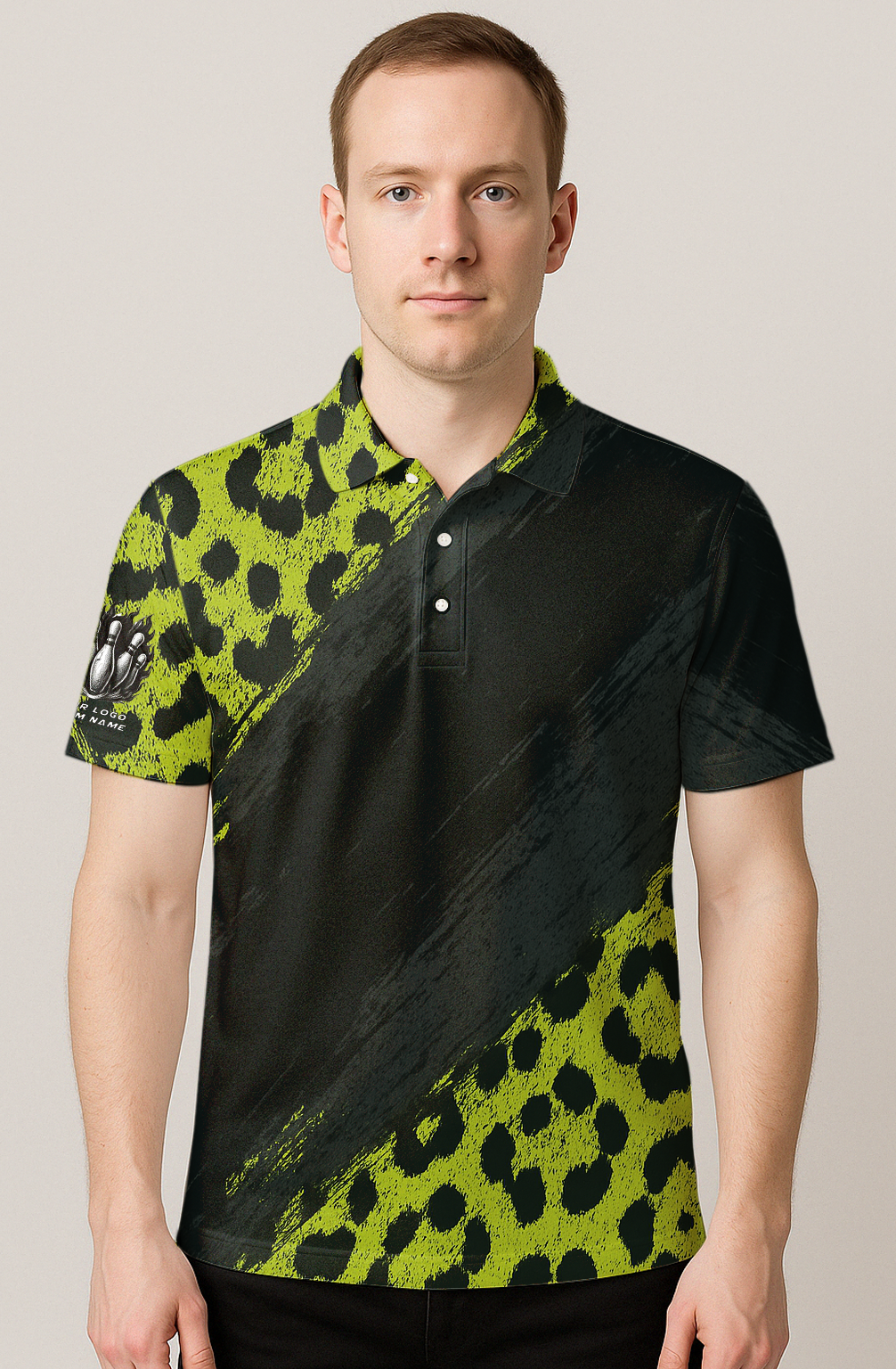 Acid Leopard Lanes Bowling Jersey