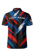 Patriotic Painted Stripes Bowling Jersey