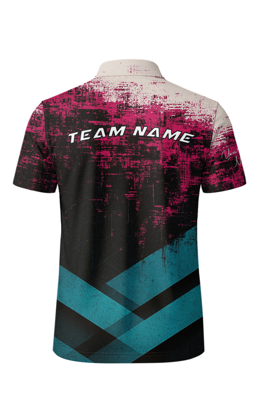Abstract Splatter Geometric Arrow Bowling Jersey