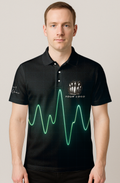 Pulsing Digital Heartbeat Bowling Jersey