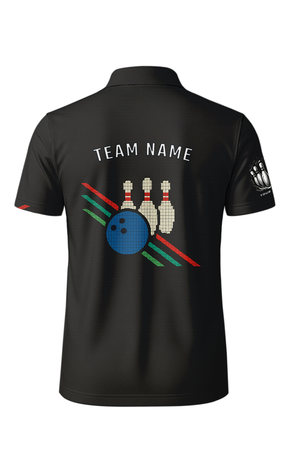 Retro Lanes Pixel Art Bowling Jersey