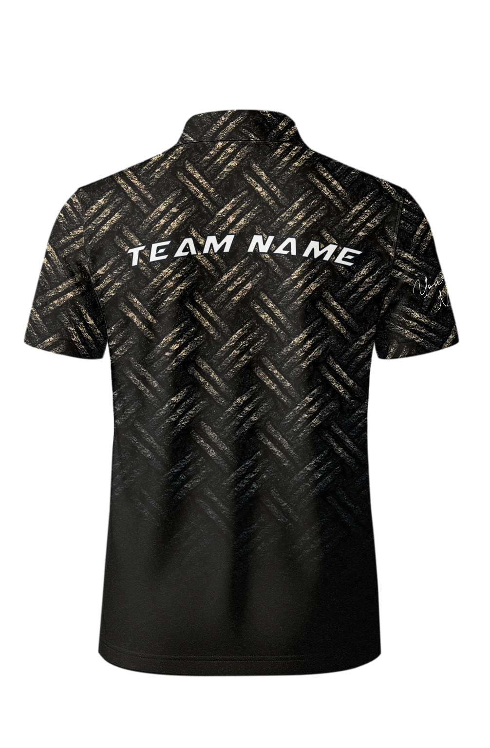 Woven Shadow Graphite Threads Bowling Jersey