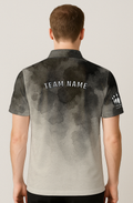 Smoky Ink Wash Stain Bowling Jersey