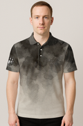 Smoky Ink Wash Stain Bowling Jersey