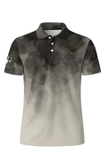 Smoky Ink Wash Stain Bowling Jersey