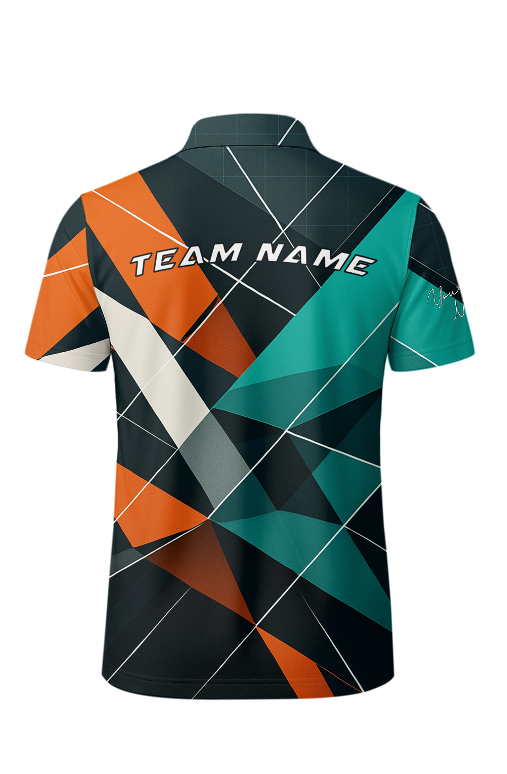 Dynamic Intersecting Shapes Bowling Jersey