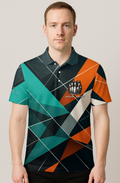 Dynamic Intersecting Shapes Bowling Jersey