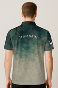 Grungy Watercolor Stain Texture Bowling Jersey