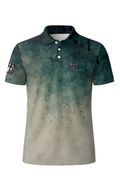 Grungy Watercolor Stain Texture Bowling Jersey