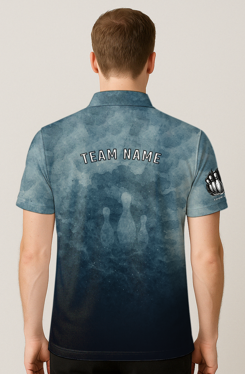 Ethereal Bowling Pins Phantom Bowling Jersey
