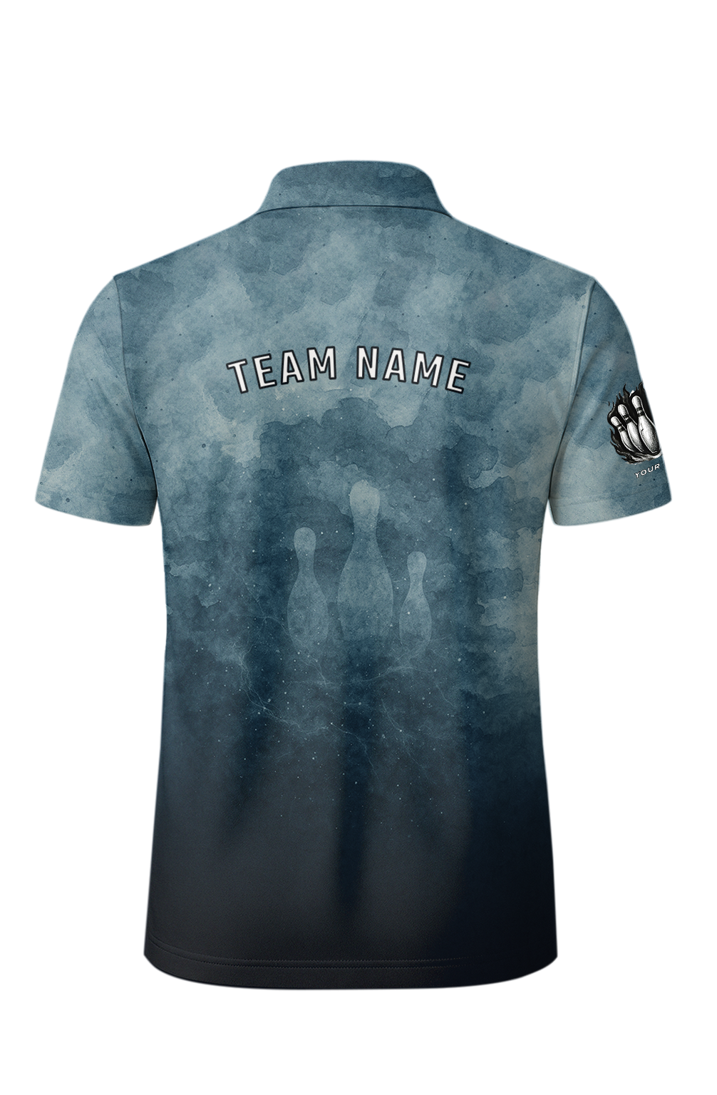 Ethereal Bowling Pins Phantom Bowling Jersey