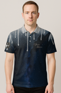 Milky Way Celestial Drip Bowling Jersey