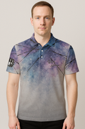 Watercolor Cosmic Shattered Space Bowling Jersey