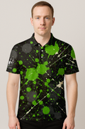 Lime Splatter Explosion Chaos Bowling Jersey
