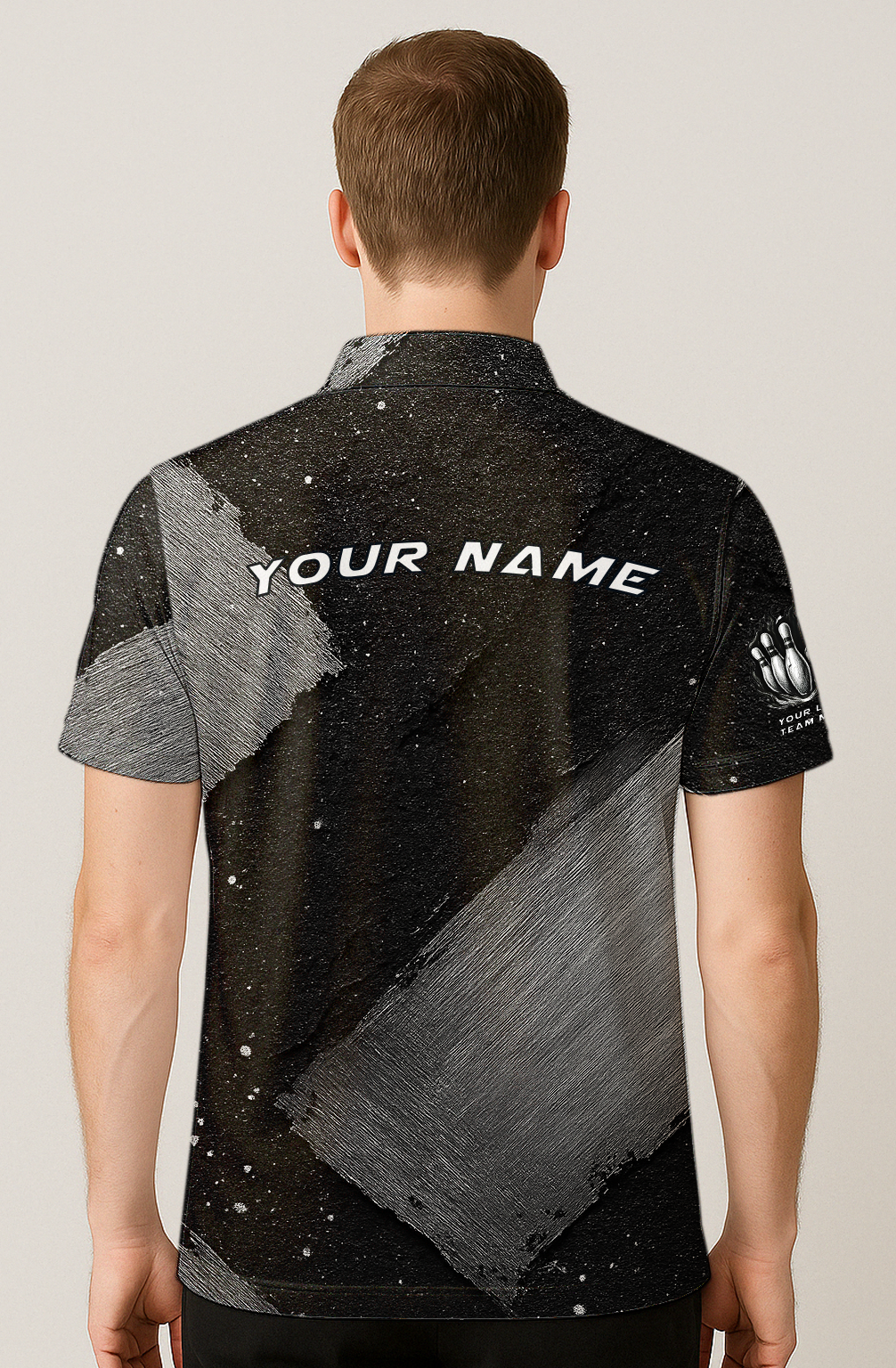 Galactic Silver Meteorite Lanes Bowling Jersey