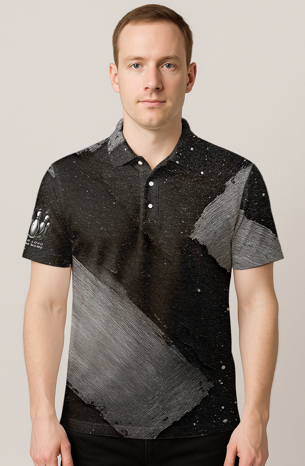 Galactic Silver Meteorite Lanes Bowling Jersey