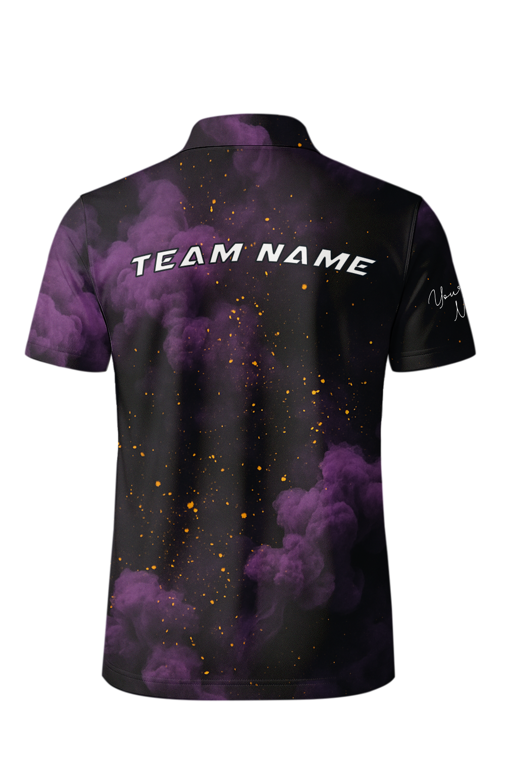 Ethereal Purple Cosmic Cloud Bowling Jersey