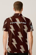 Rustic Lightning Bolt Strike Bowling Jersey