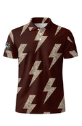 Rustic Lightning Bolt Strike Bowling Jersey