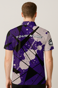 Splatter Paint Sharp Fragment Bowling Jersey