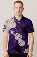 Splatter Paint Sharp Fragment Bowling Jersey