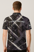 Paint Splatter Grunge Lines Bowling Jersey