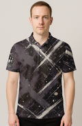 Paint Splatter Grunge Lines Bowling Jersey