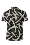 Swirling Brush Strokes Bowling Jersey