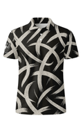Swirling Brush Strokes Bowling Jersey