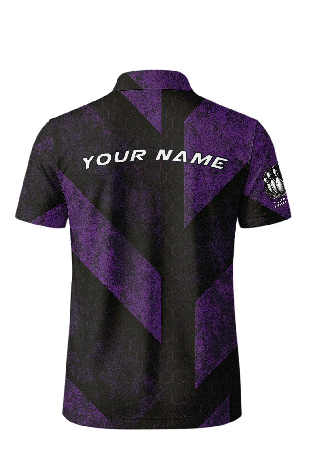 Geometric Chevron Honeycomb Bowling Jersey