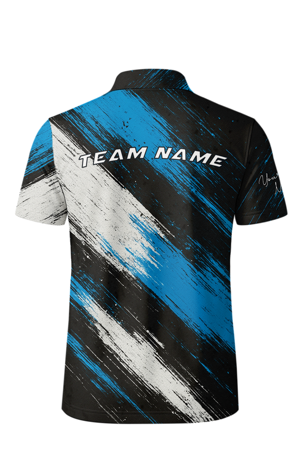 Diagonal Brush Stroke Bowling Jersey