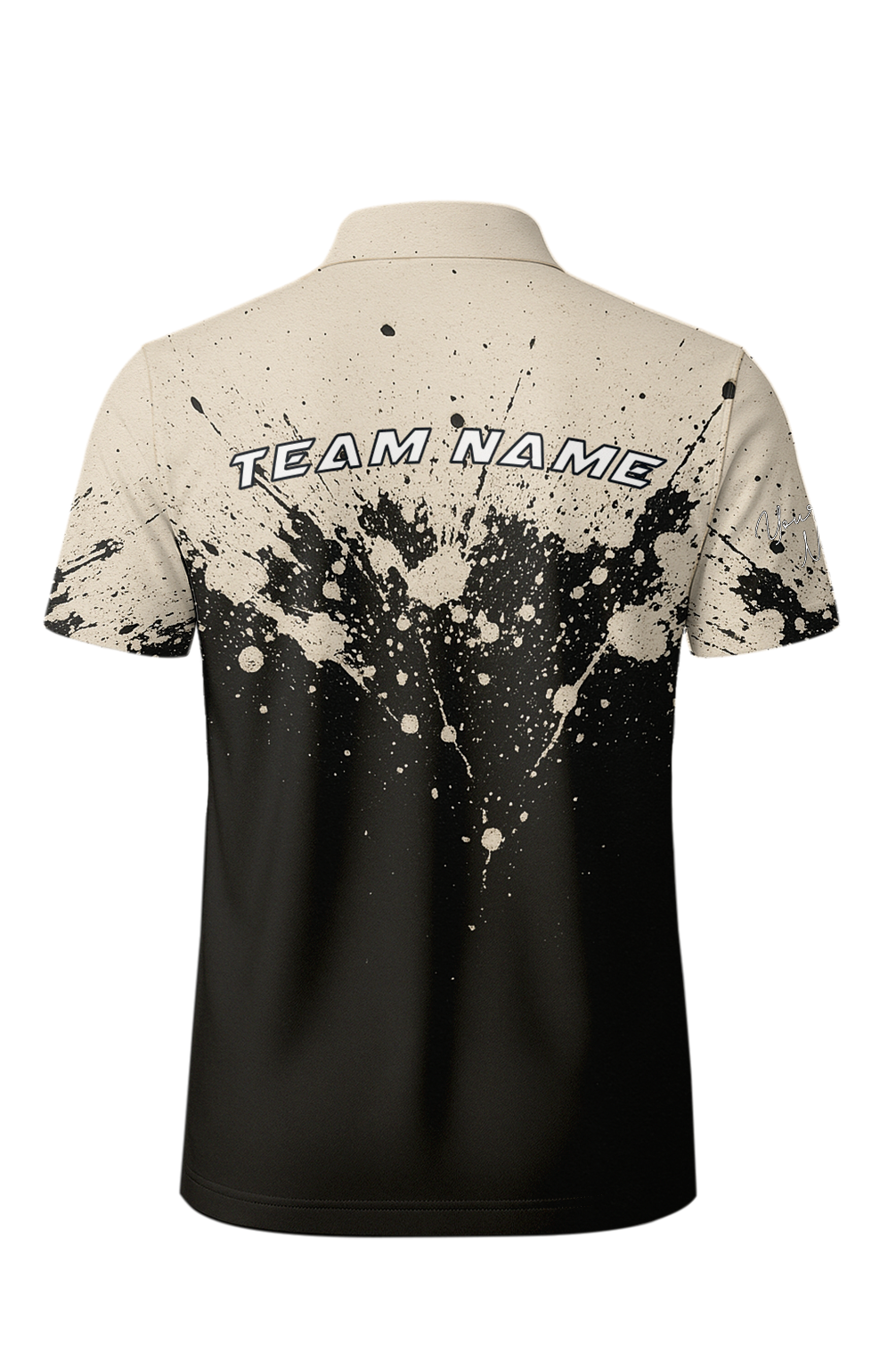 Inky Splatter Burst Bowling Jersey