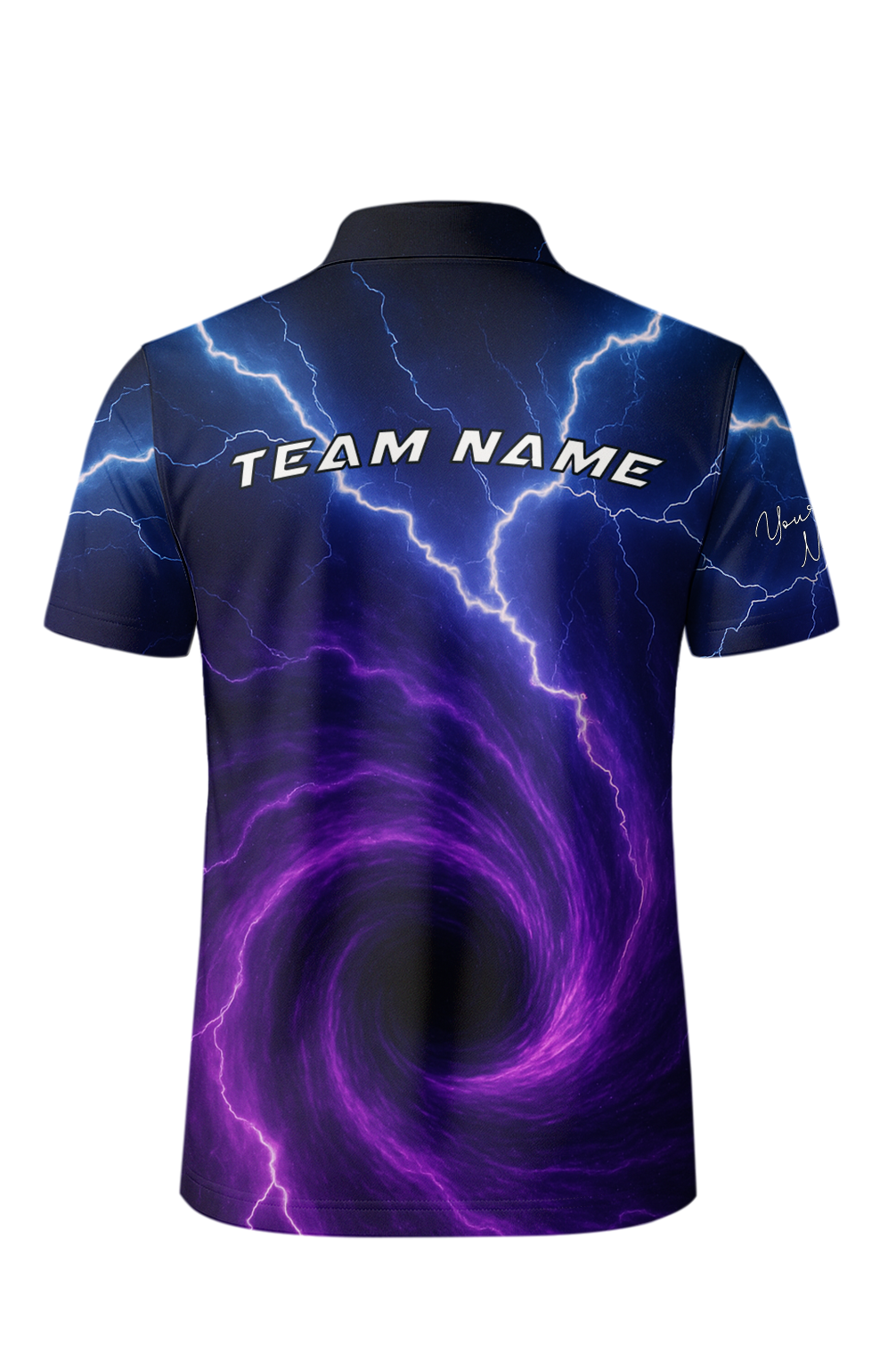 Galactic Lightning Vortex Strike Bowling Jersey