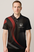 Abstract Pin Strike Motion Bowling Jersey