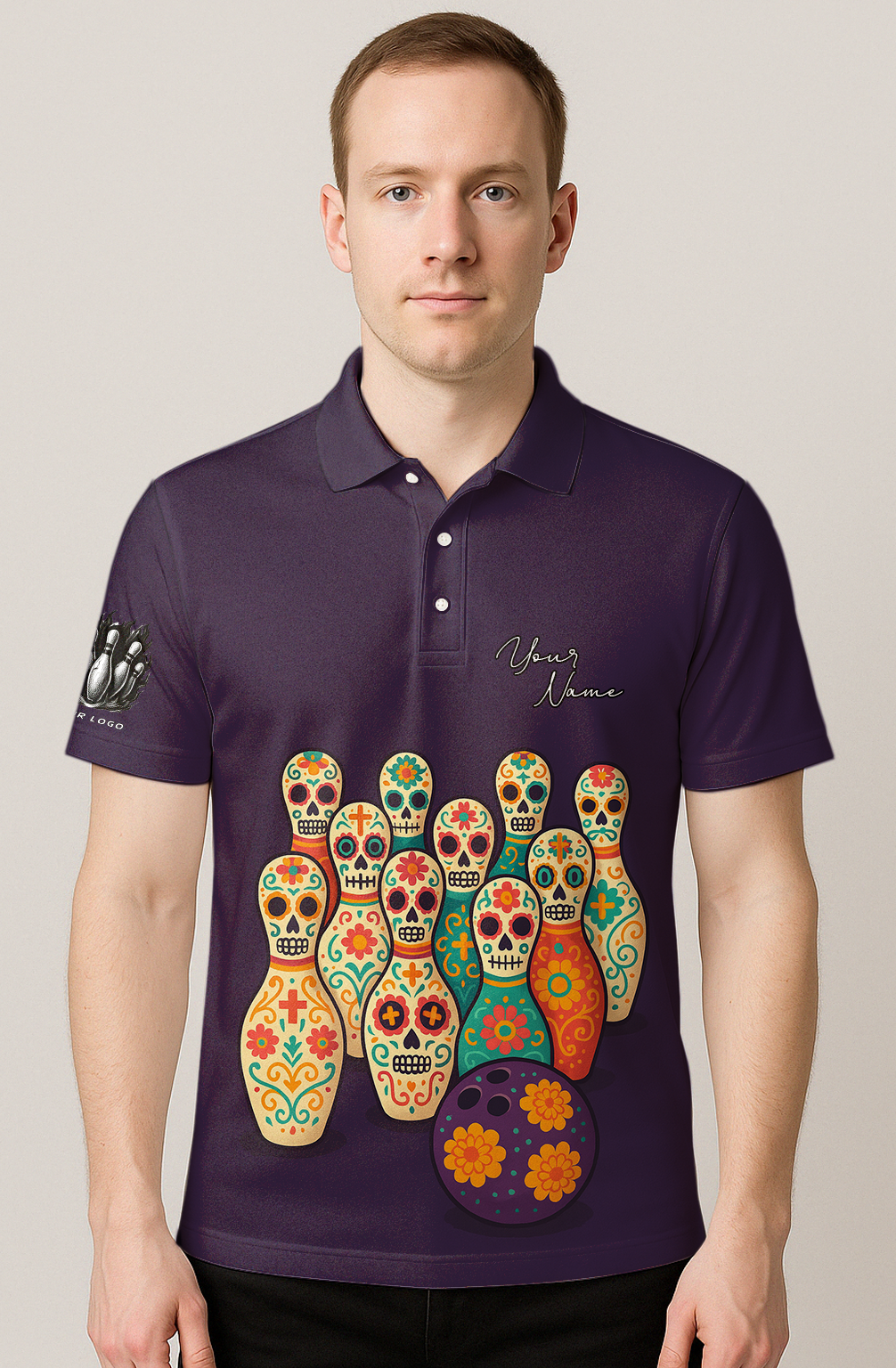 Day Of The Dead Bowling Jersey