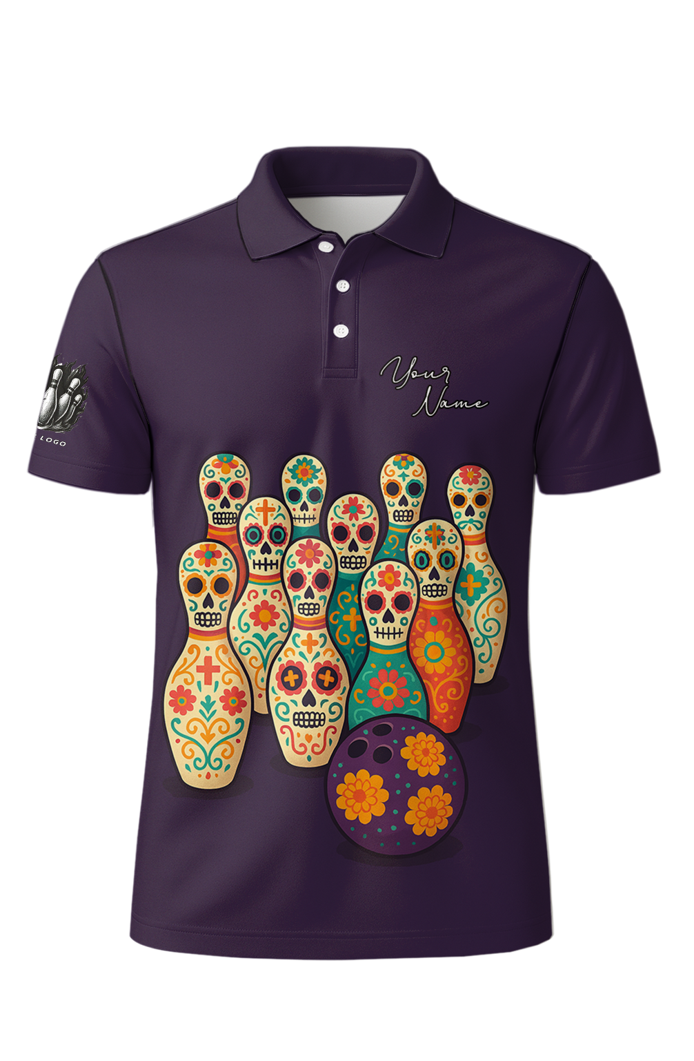Day Of The Dead Bowling Jersey