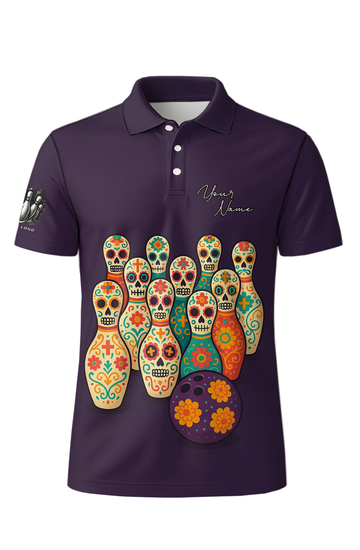 Day Of The Dead Bowling Jersey