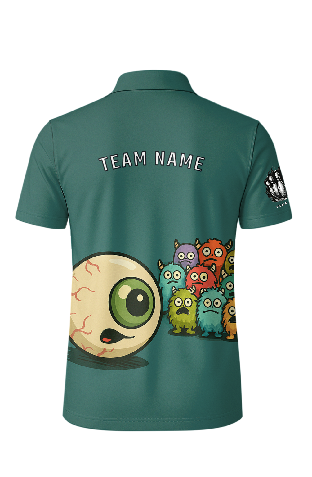 Monster Eyeball Bowling Strike Jersey