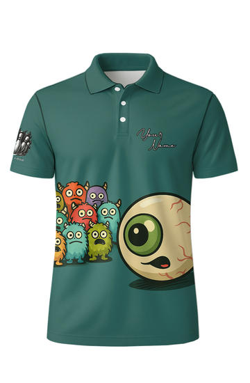 Monster Eyeball Bowling Strike Jersey