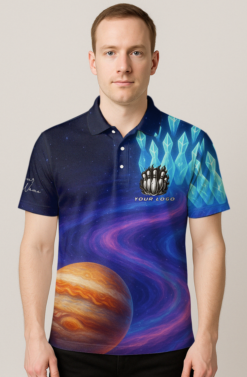 Crystal Space Lanes Bowling Jersey