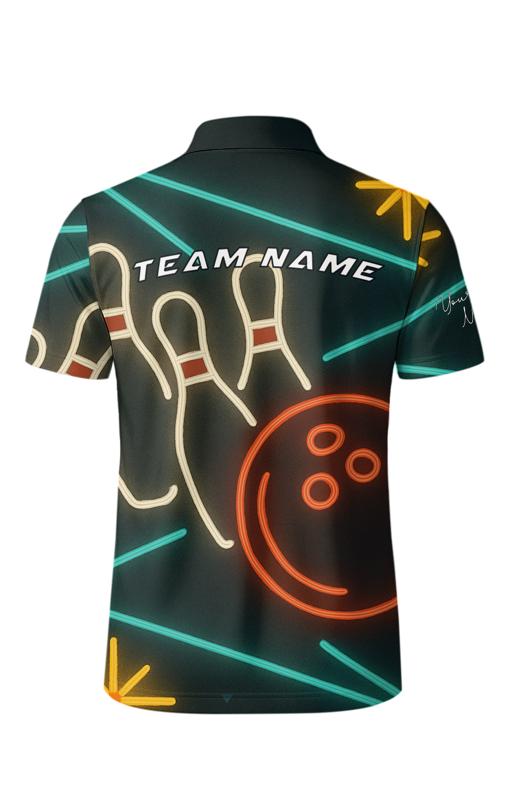 Retro Neon Bowling Night Bowling Jersey