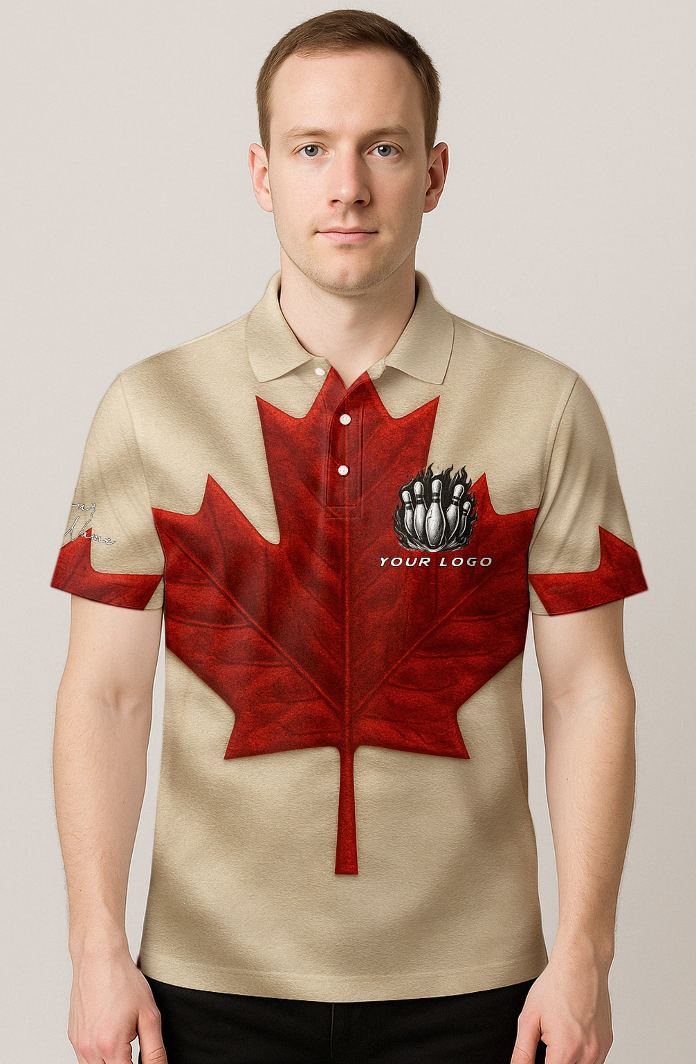 Silky Canadian Maple Leaf Bowling Jersey