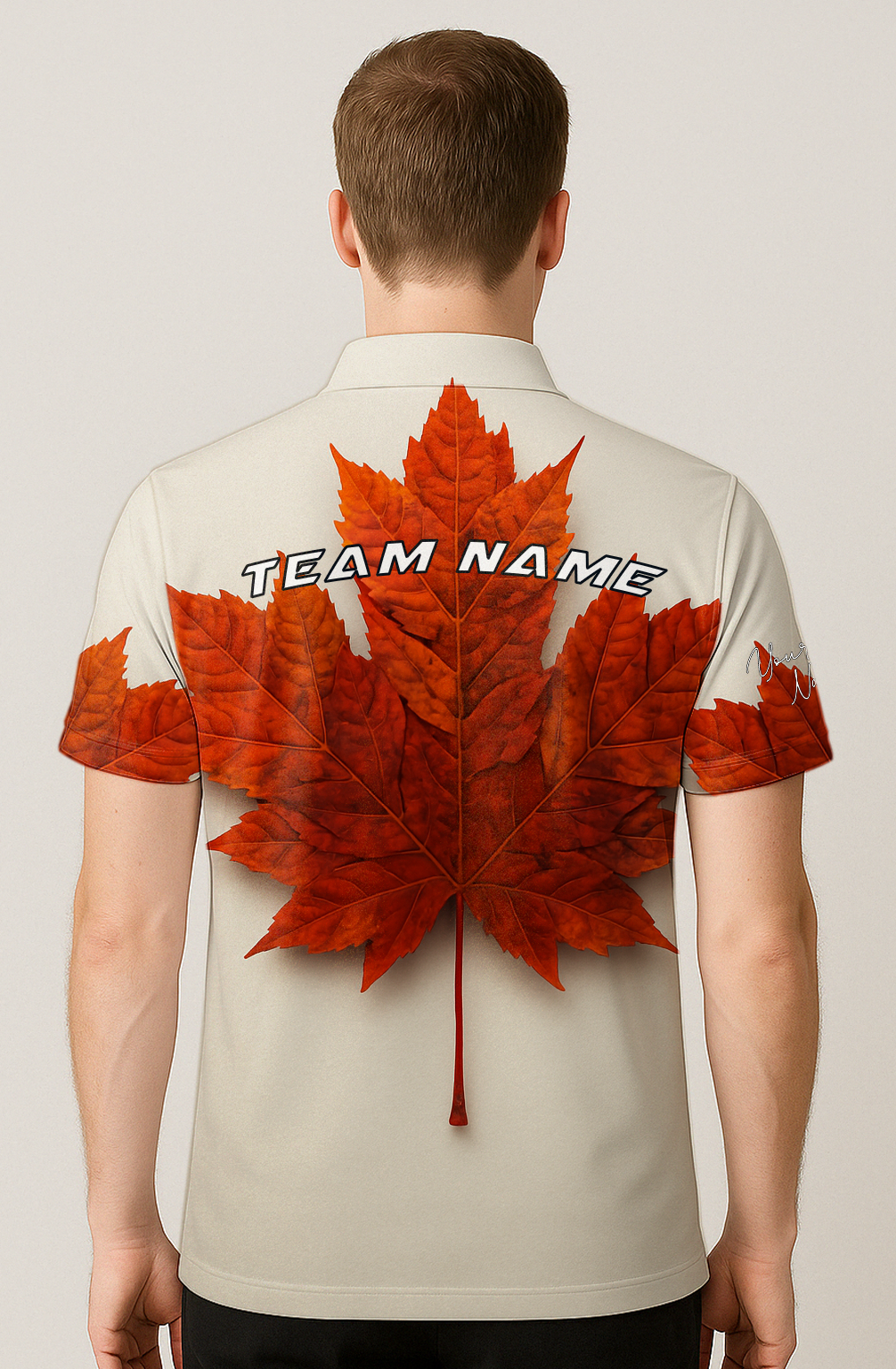 Autumn Maple Leaf Canada Bowling Jersey