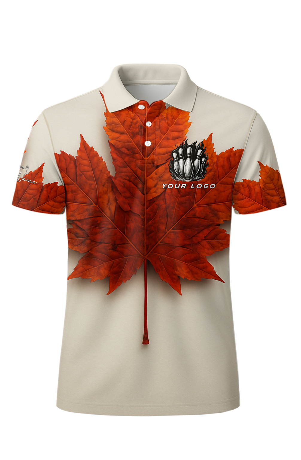 Autumn Maple Leaf Canada Bowling Jersey
