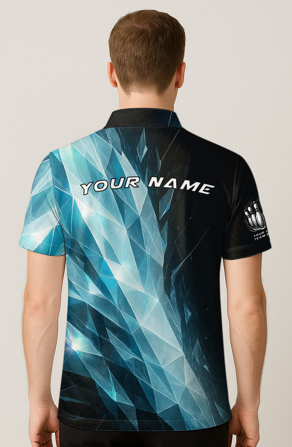 Shards of Glacial Ice Bowling Jersey