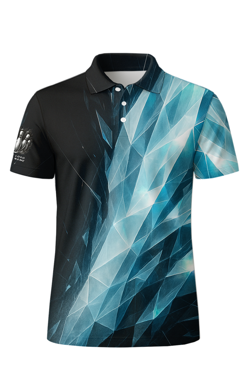 Shards of Glacial Ice Bowling Jersey