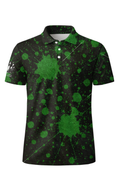 Radioactive Green Splatter Strike Bowling Jersey