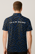 Dark Labyrinth Tribal Maze Bowling Jersey