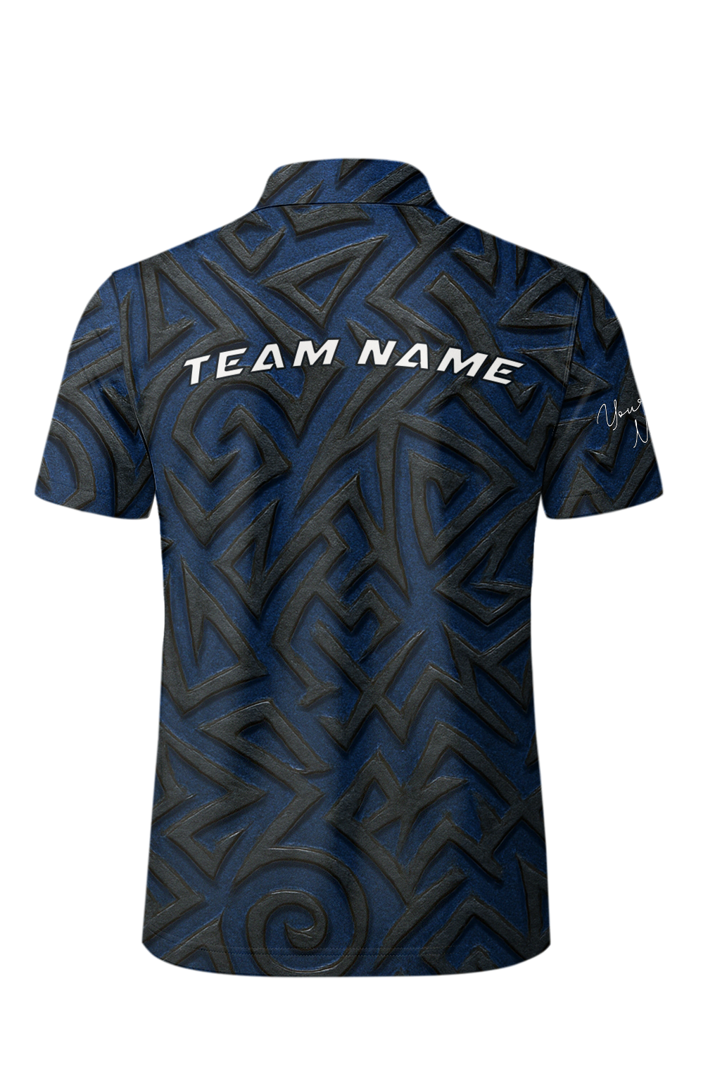 Dark Labyrinth Tribal Maze Bowling Jersey