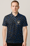 Dark Labyrinth Tribal Maze Bowling Jersey